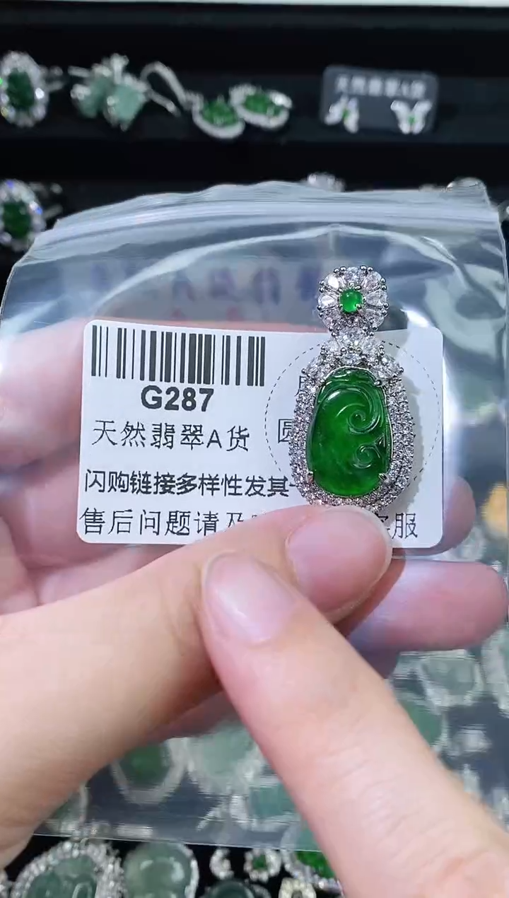 翡翠未镶嵌颈饰精美翡翠-多样性只发一件G287