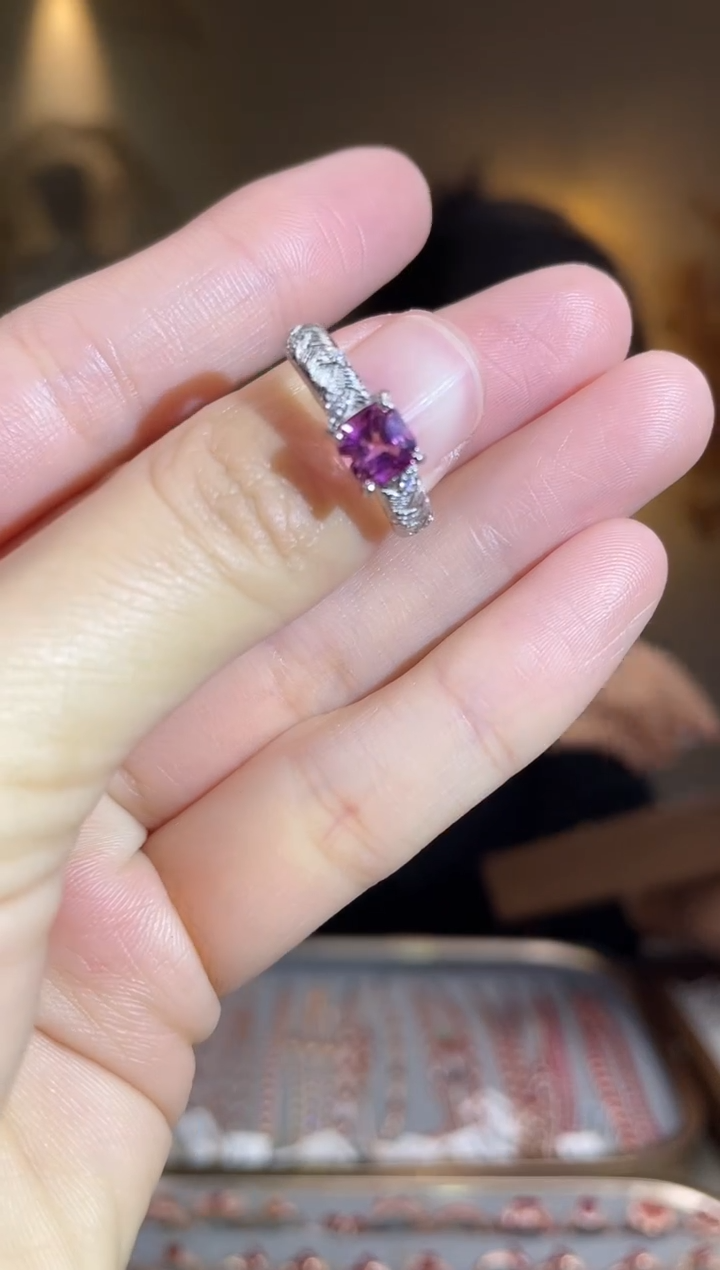 银S925镶嵌手饰碧玺手饰