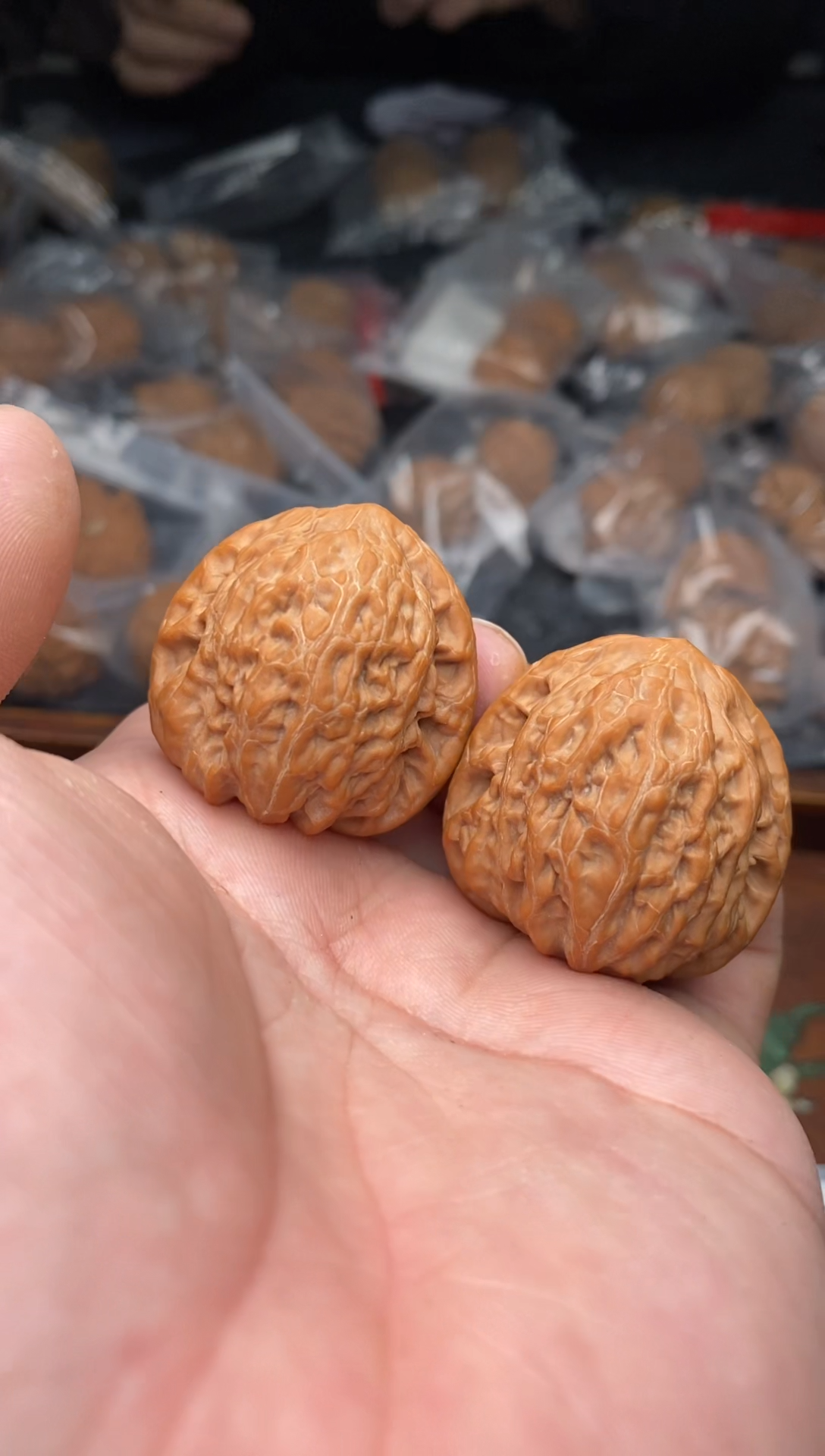 【闪购商品】文玩核桃把件B152号36尺铁锤