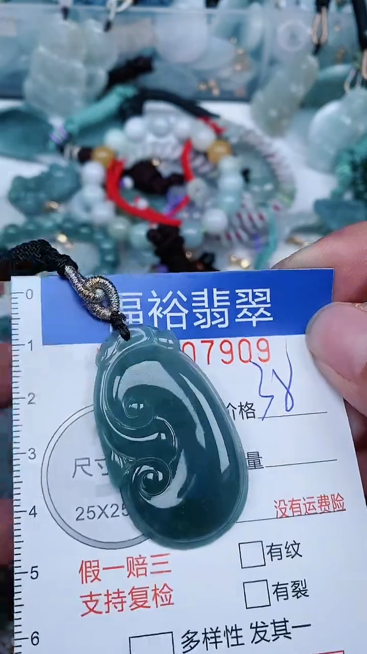 【闪购商品】翡翠颈饰未镶嵌...0007909