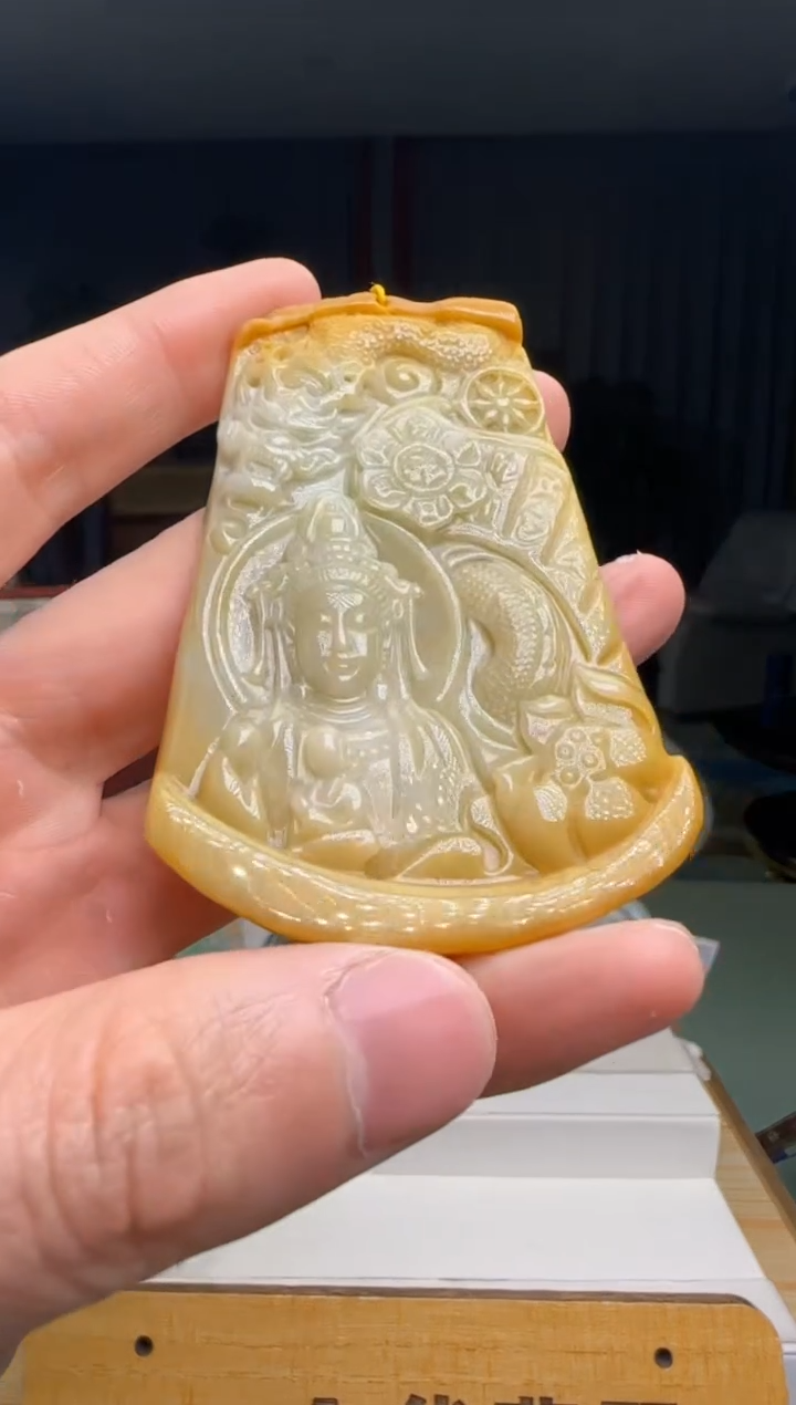 【闪购商品】翡翠吊坠(不含链)未镶嵌DY@@960Q3J15745