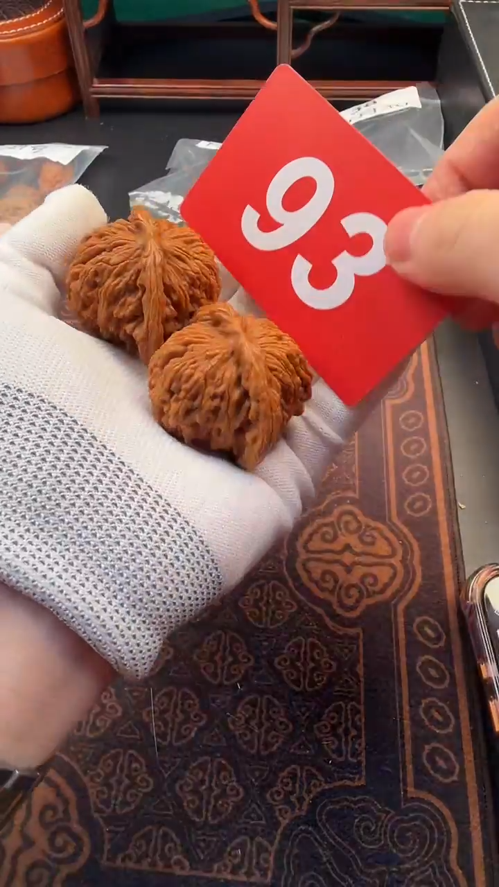 把件文玩核桃48四座楼