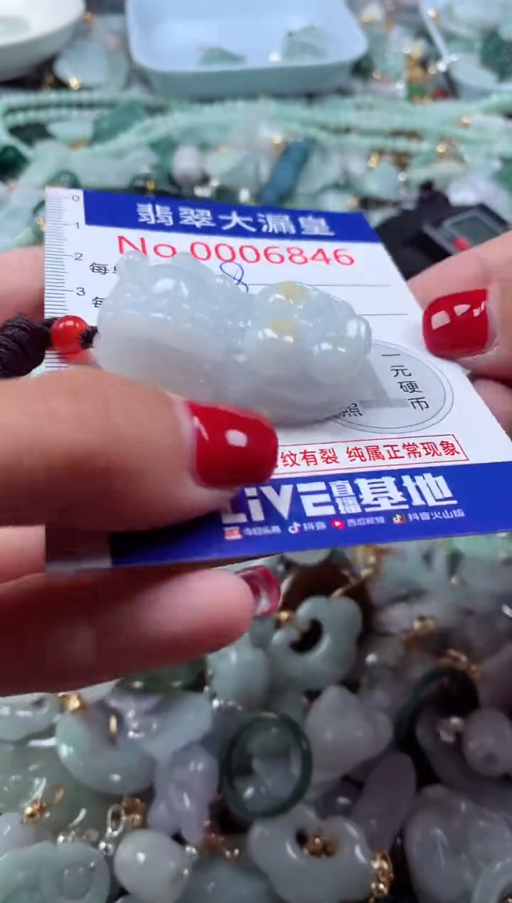 颈饰未镶嵌翡翠6846