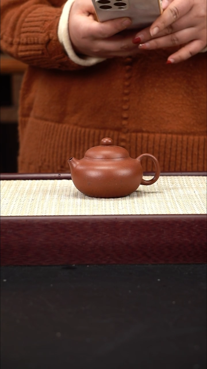 茶壶紫砂砂朱泥  文旦