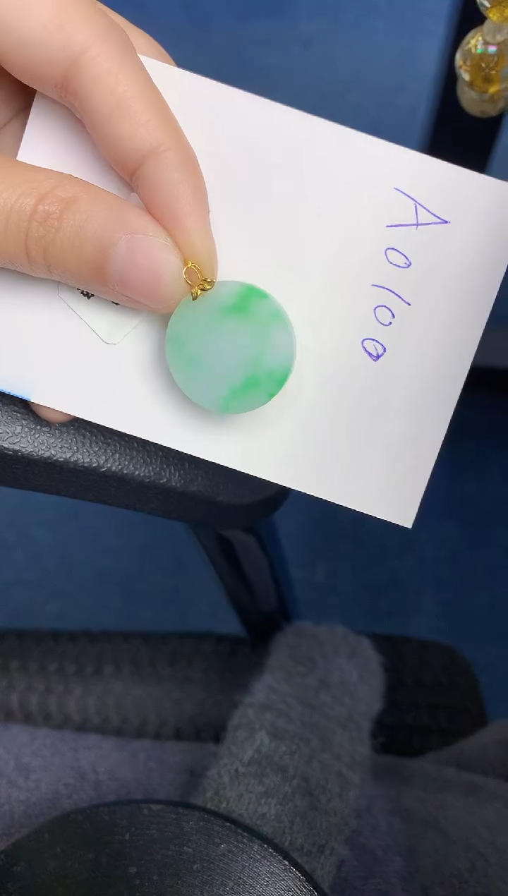 【闪购商品】翡翠颈饰18K金镶嵌000000000