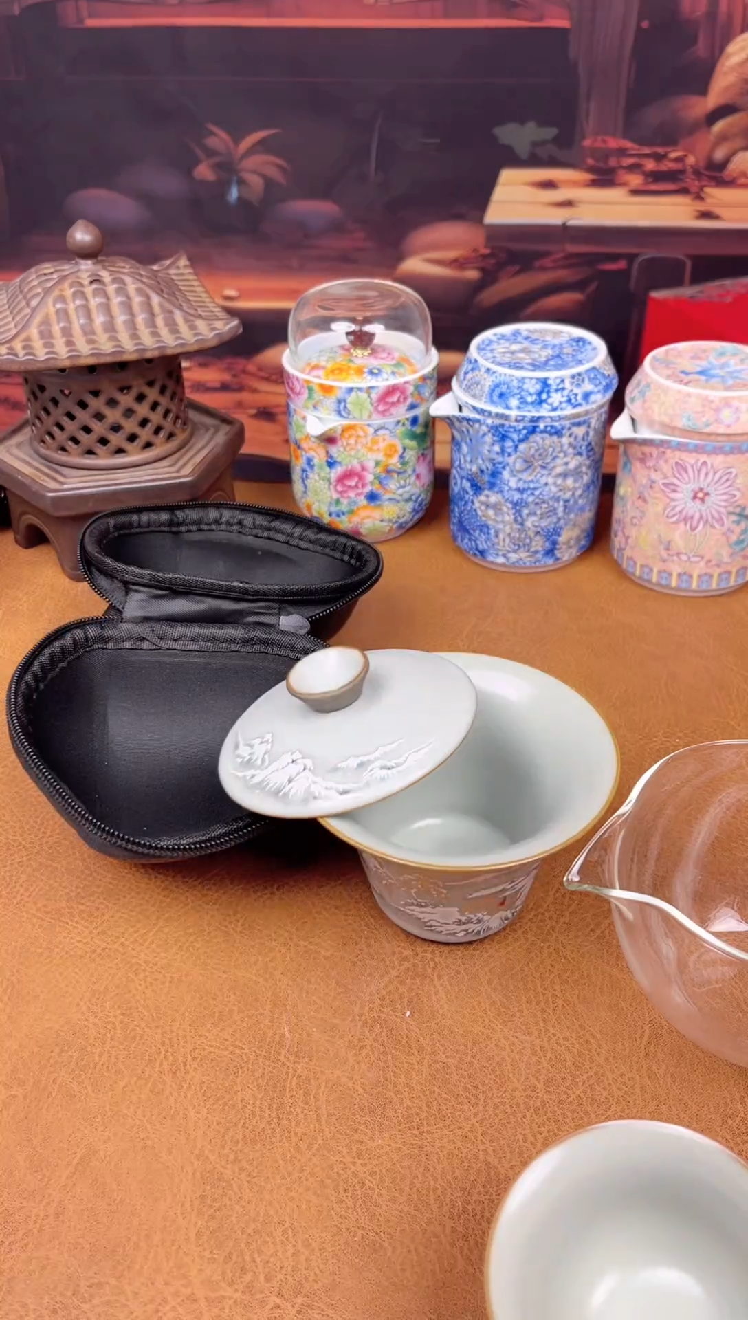 【闪购商品】陶瓷茶具摆件茶叶罐
