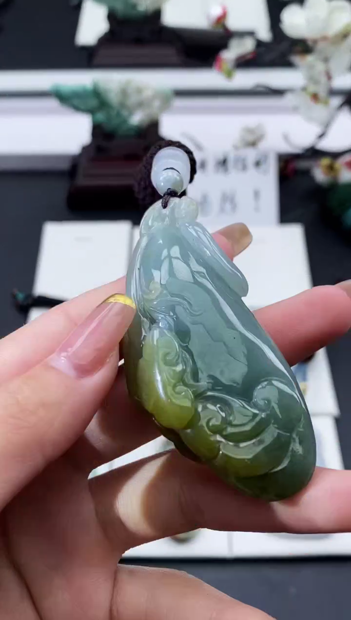 【闪购商品】翡翠吊坠(不含链)未镶嵌天然缅甸翡翠A货