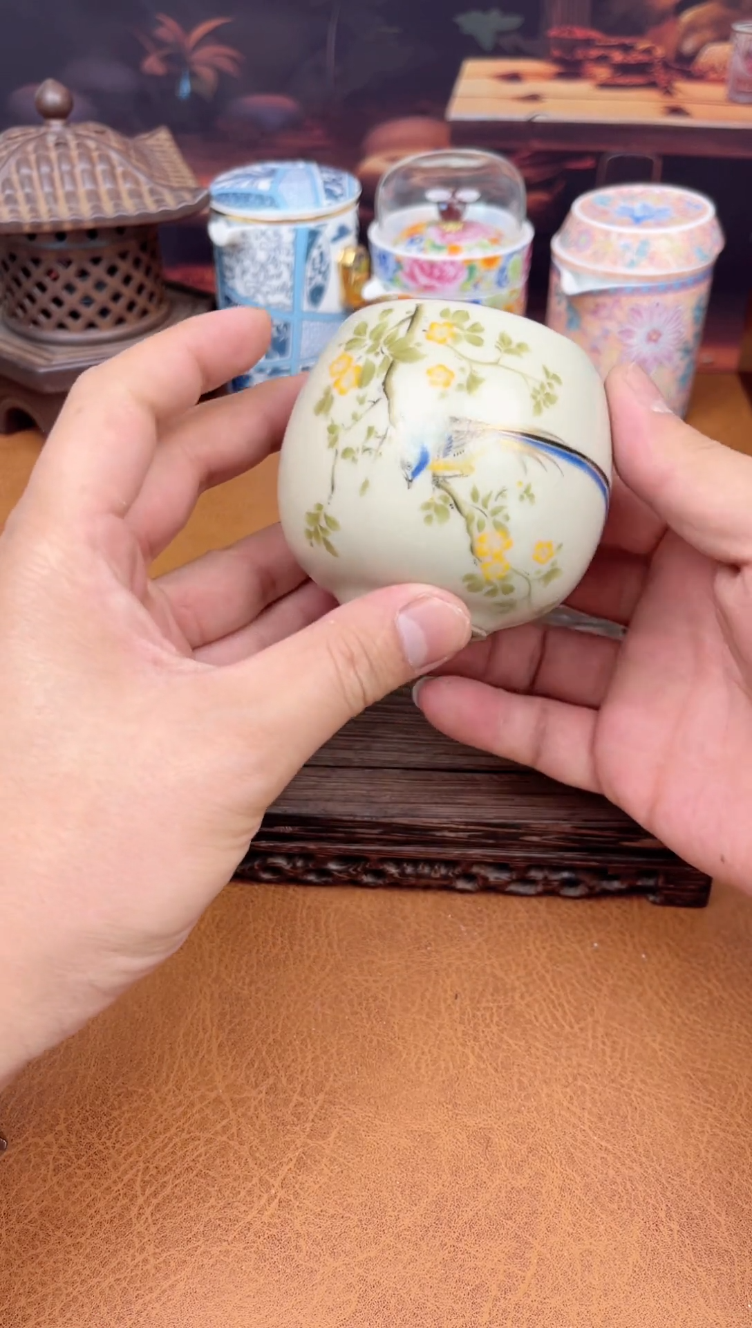 【闪购商品】陶瓷茶具摆件茶叶罐