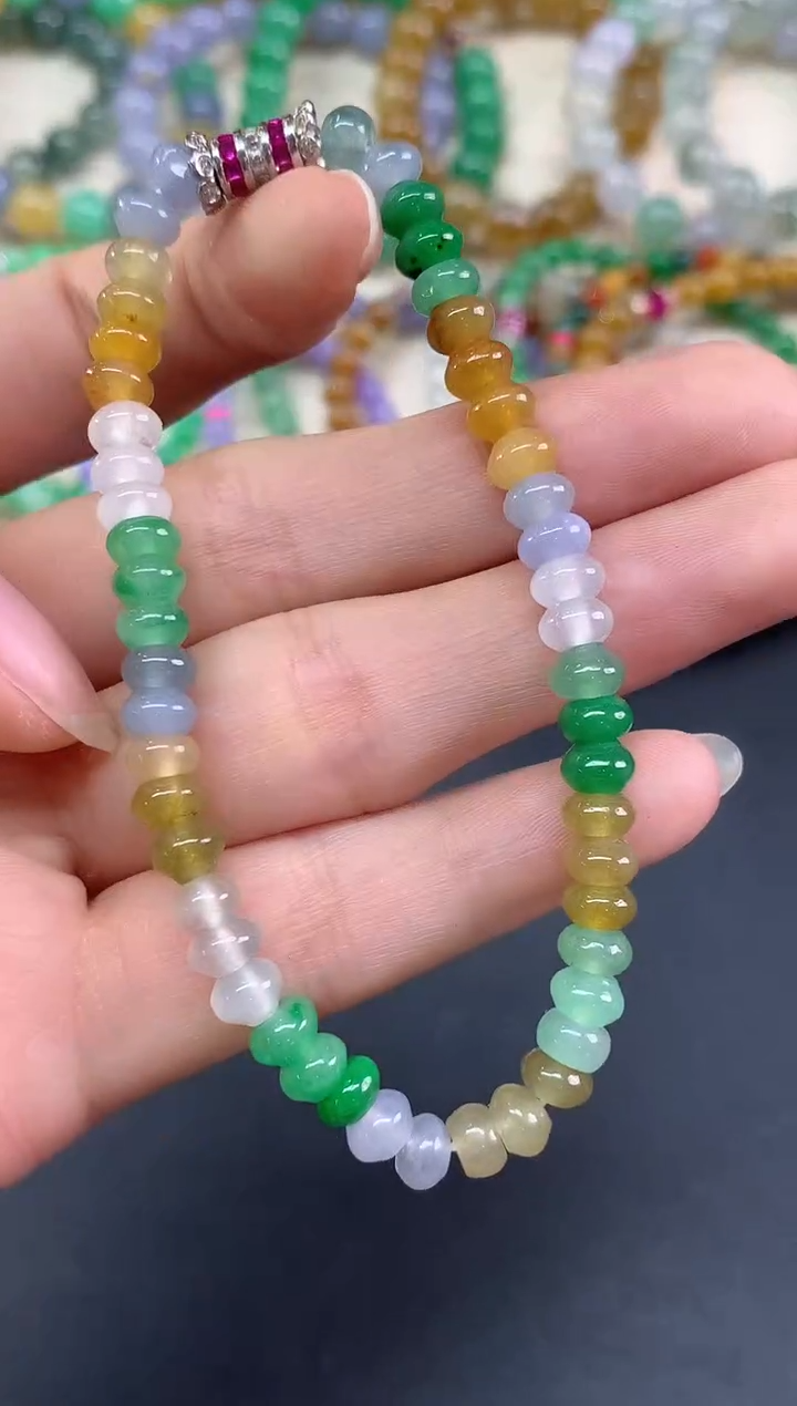 未镶嵌手串翡翠手串|3500