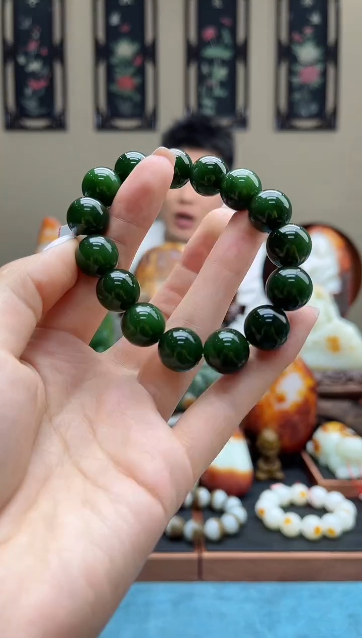 手串未镶嵌和田玉111by14