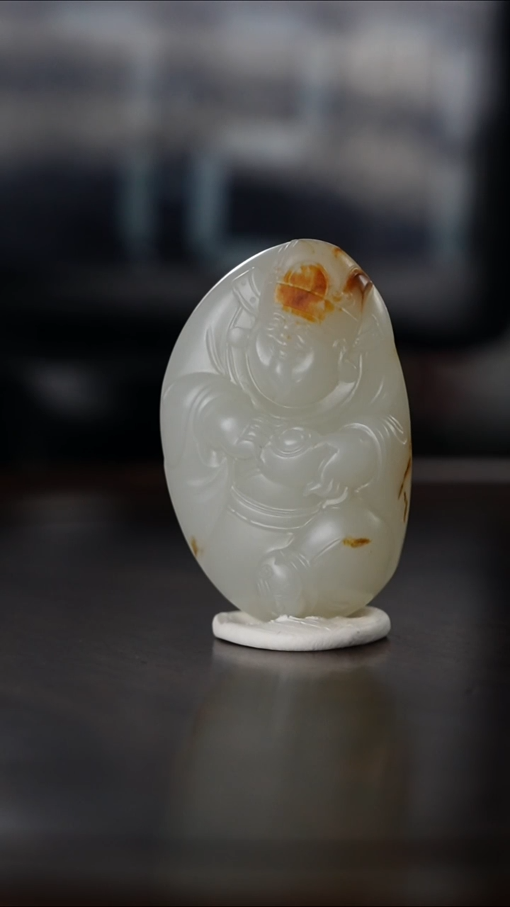 吊坠(不含链)未镶嵌和田玉大**痕和田玉原石