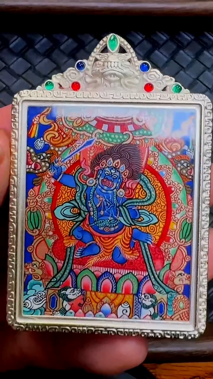 吊坠嘴哥严选——1202不动明王唐卡