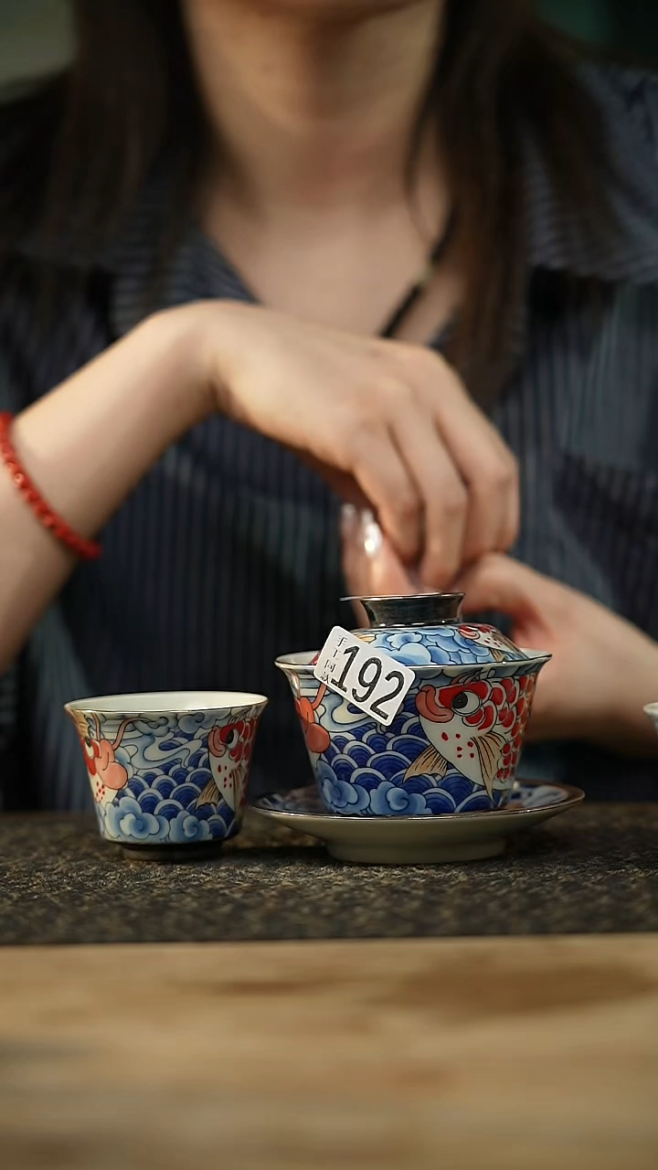 设计师手作款 落单福利 盖碗+杯