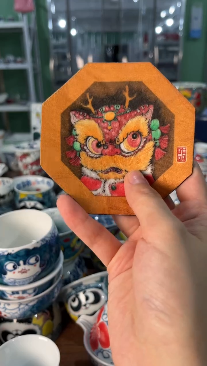 陶瓷昨明景德镇陶瓷：杯垫