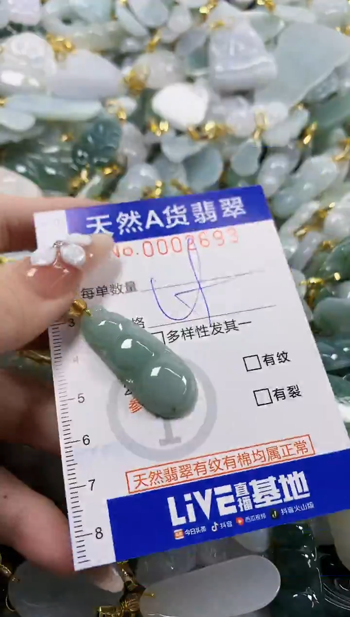 颈饰未镶嵌翡翠天然A货翡翠