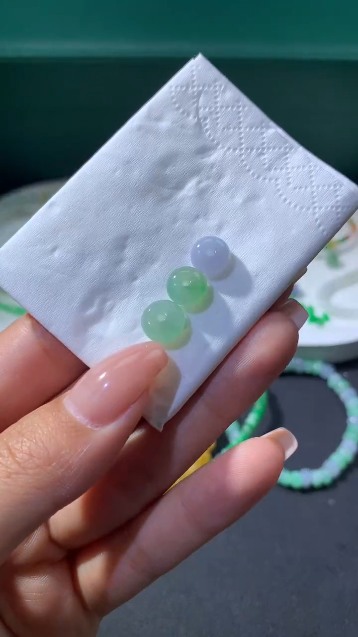 【闪购商品】定制翡翠未镶嵌珠17