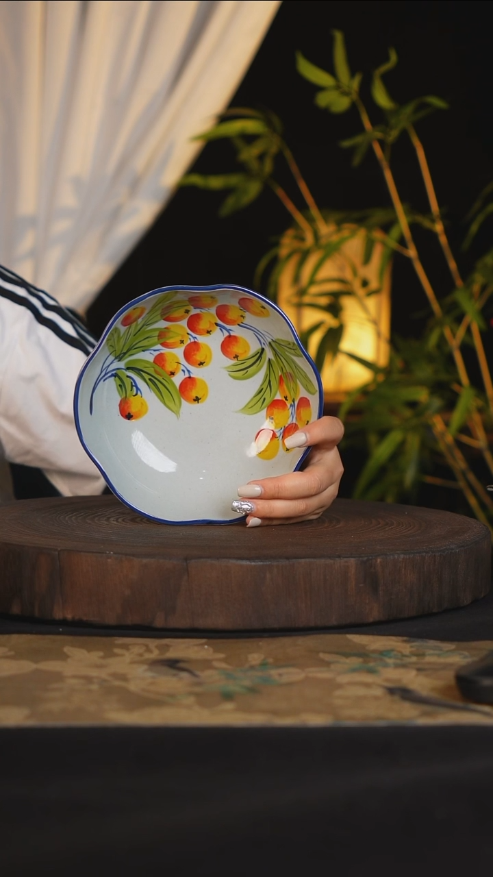 碗景德镇手工手绘高温釉下彩