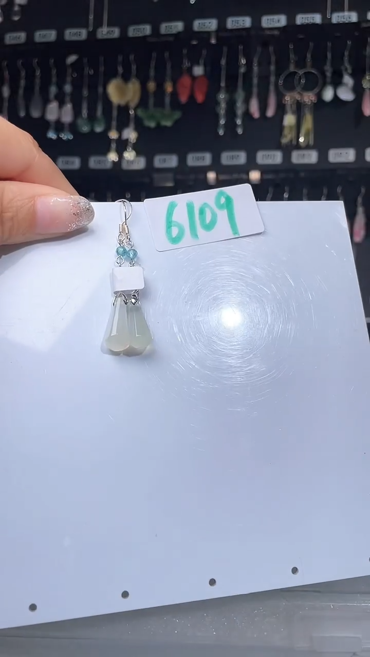 紫晶耳饰银S925镶嵌喜欢拍