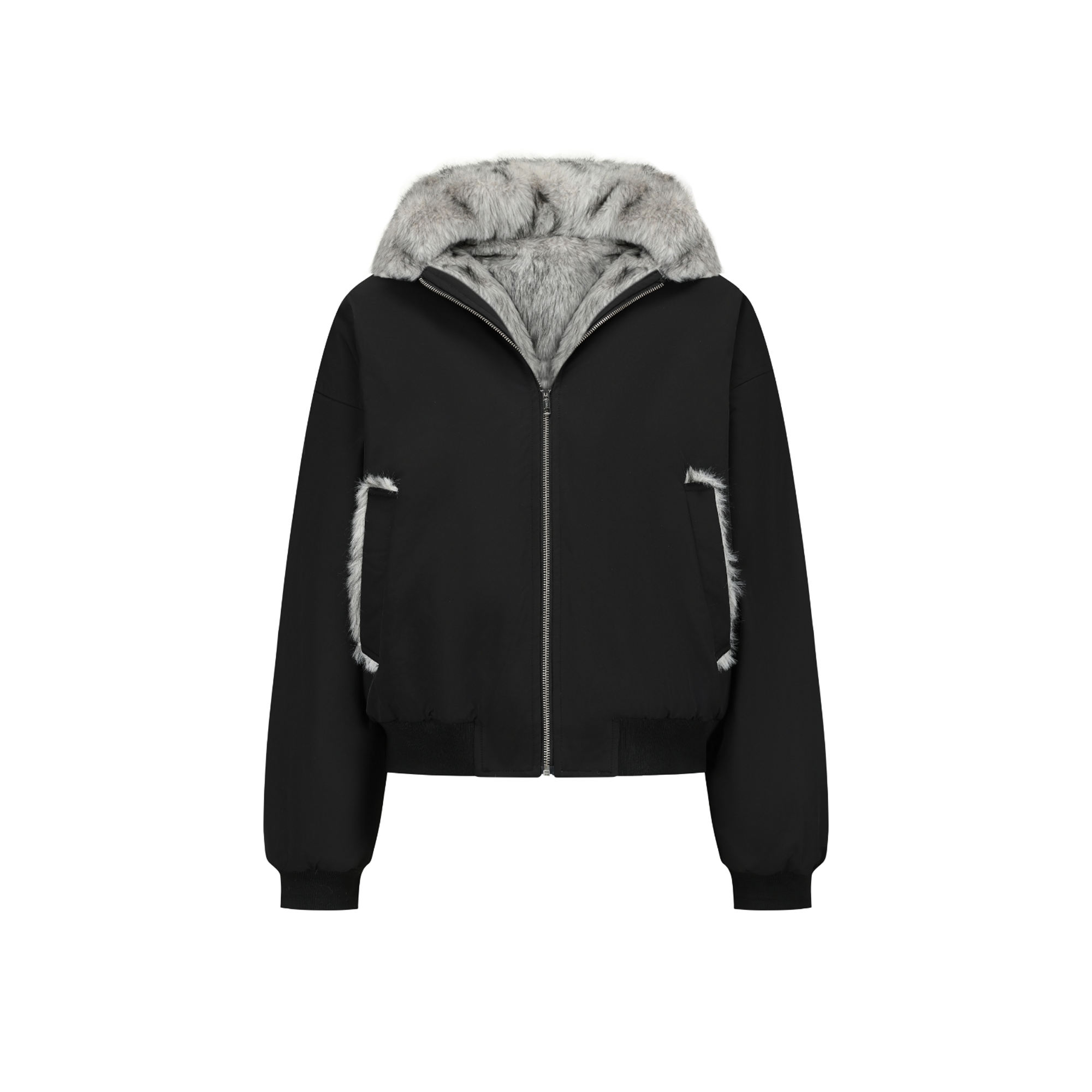 MANUSCRIPT狼毛座山雕“一件过冬”1500G环保貂毛棉服三防冬外套