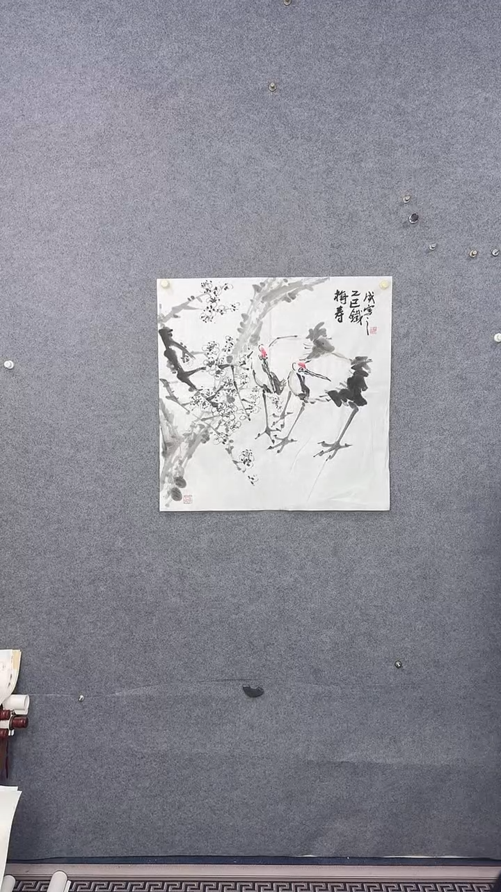 国画68*68吴铁成作品
