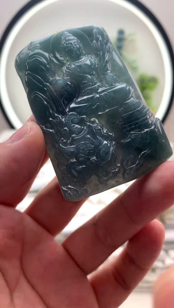 颈饰未镶嵌翡翠文殊