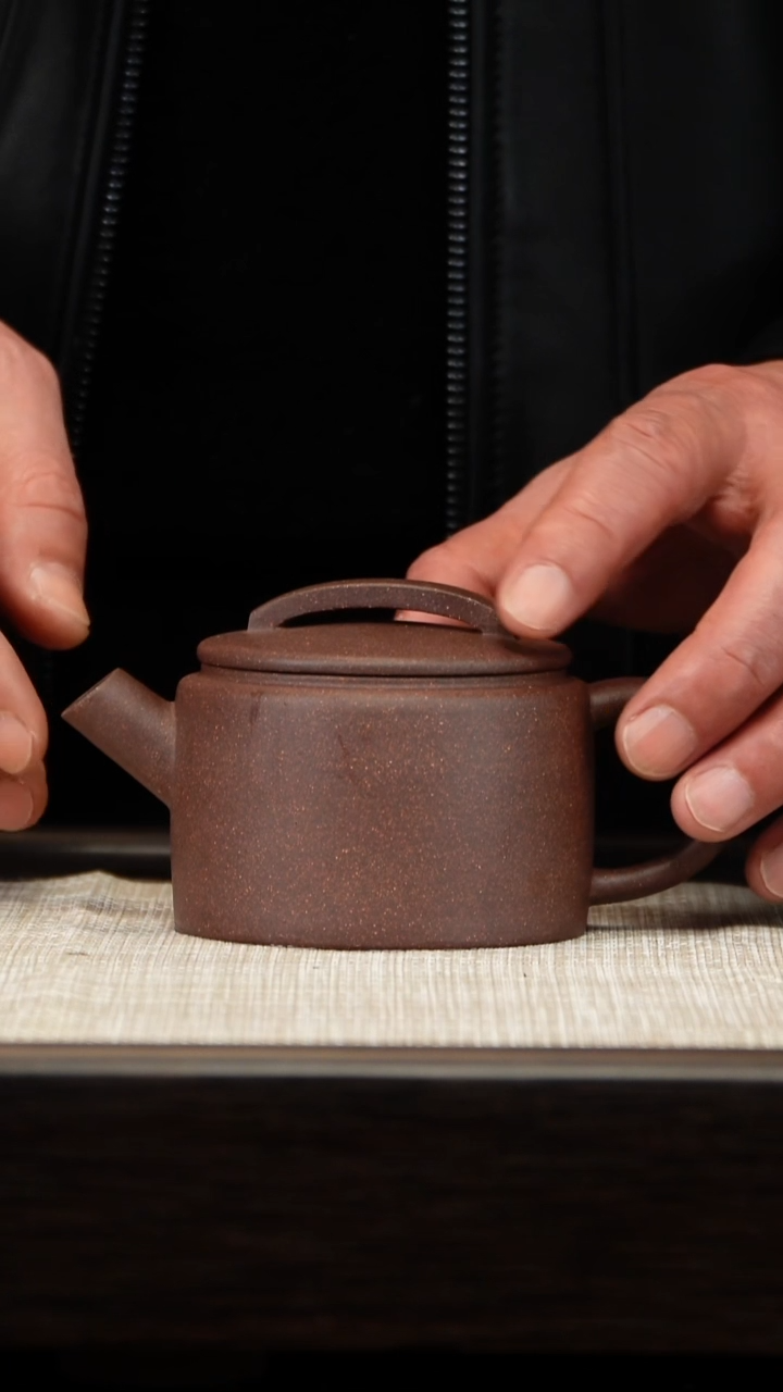 茶壶紫砂紫泥瓦当