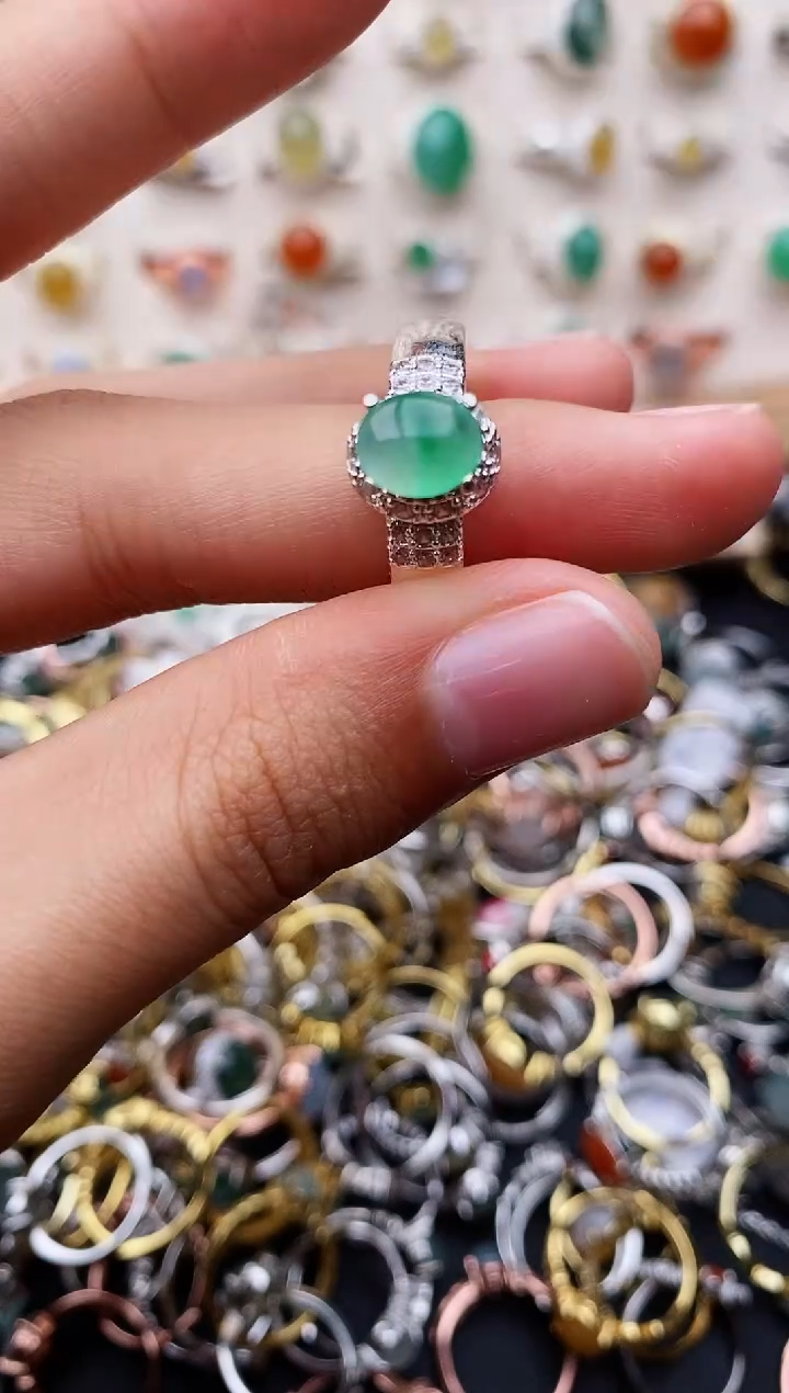 【闪购商品】翡翠戒指未镶嵌缅甸翡翠