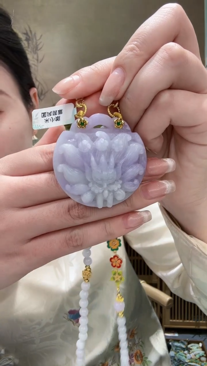 【闪购商品】翡翠耳饰未镶嵌吊坠