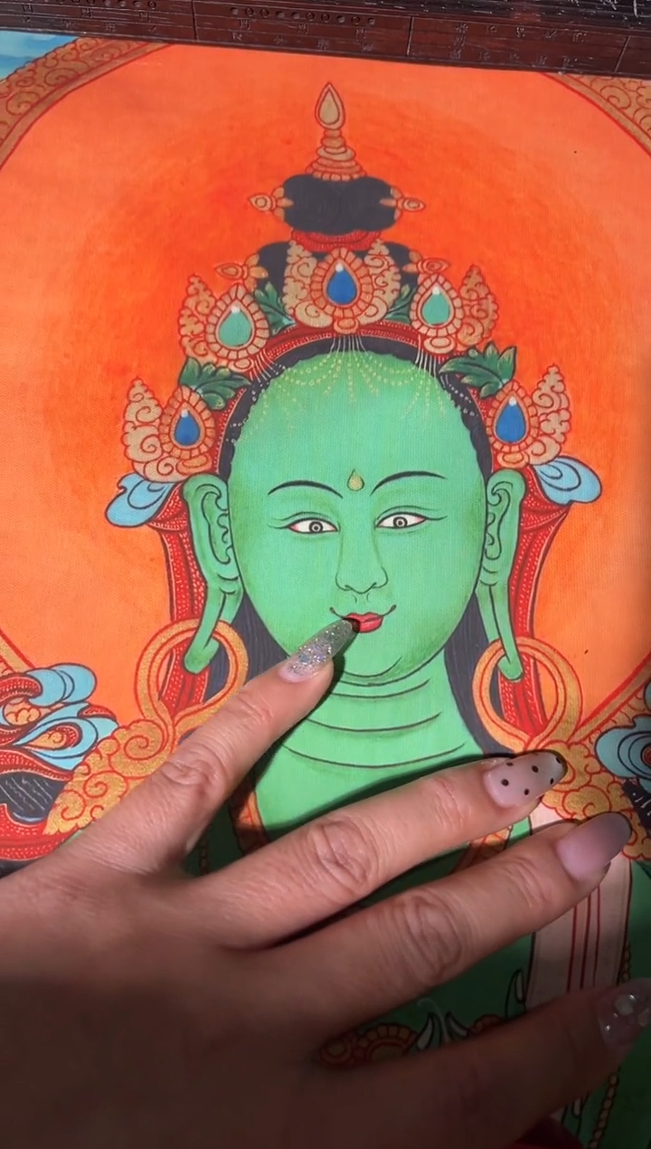 装裱画卷轴画的的帅帅tk