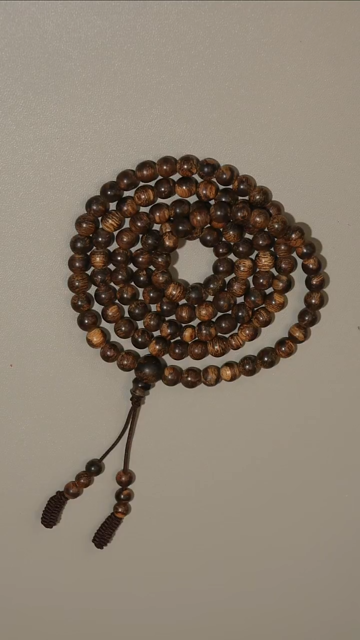 沉香手串达拉干红油老料0.6多圈沉水手串16克+