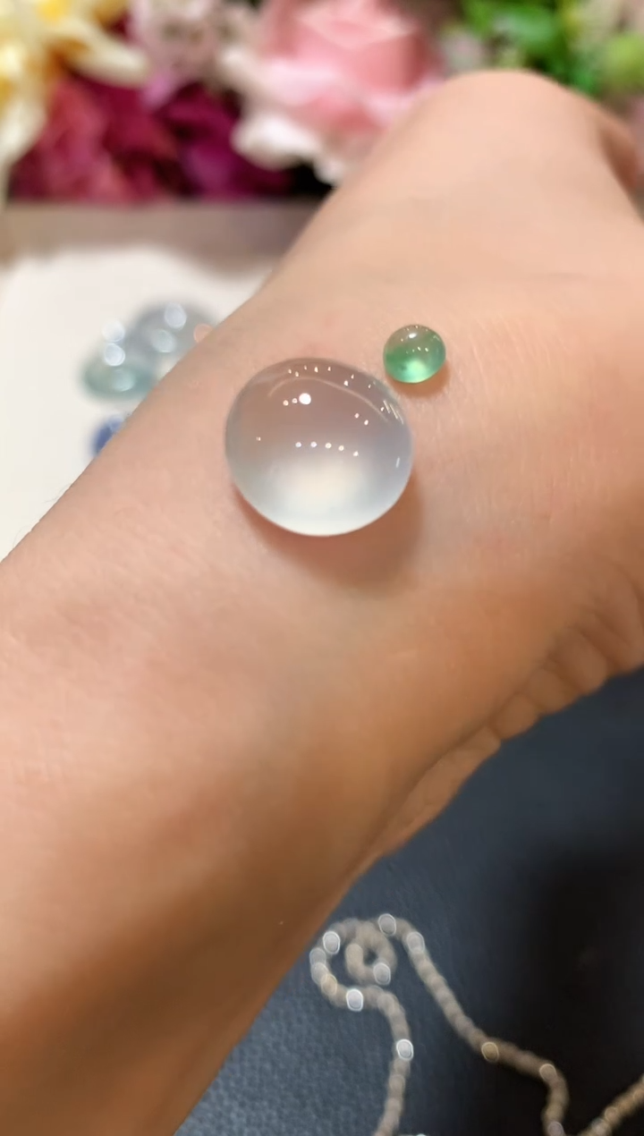 吊坠(不含链)未镶嵌翡翠z128蛋面多样性一件发货