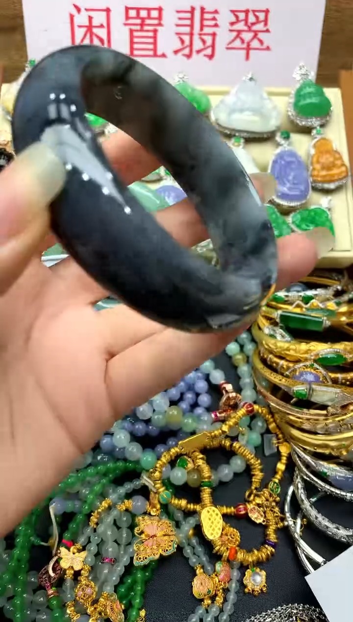 翡翠手镯未镶嵌320-中国好珍宝