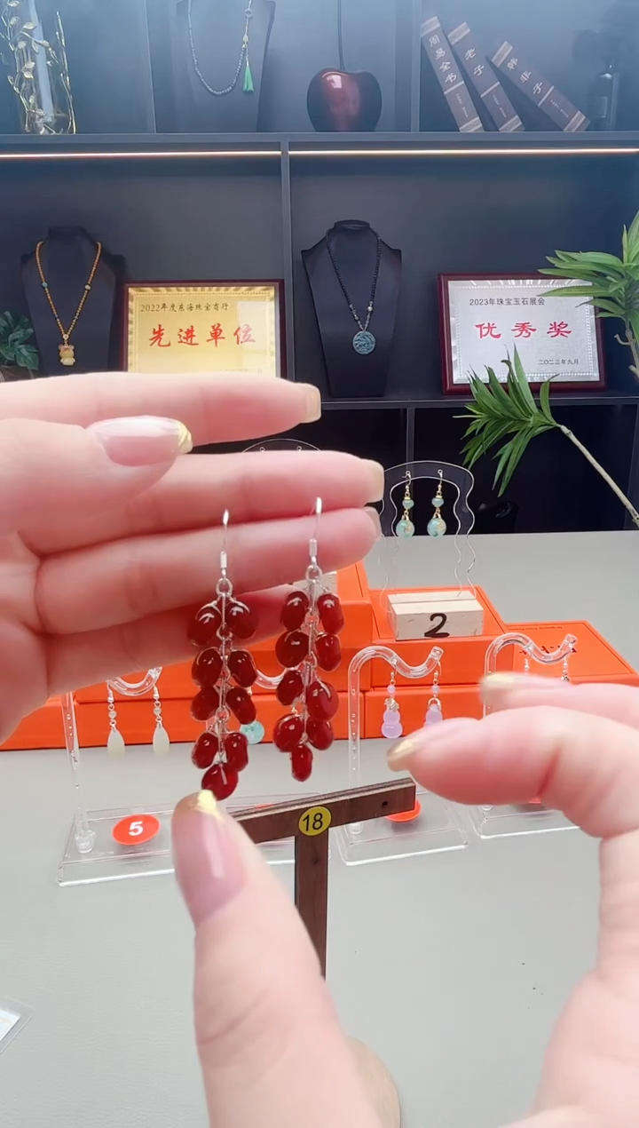 未镶嵌耳钉玛瑙/玉髓222222