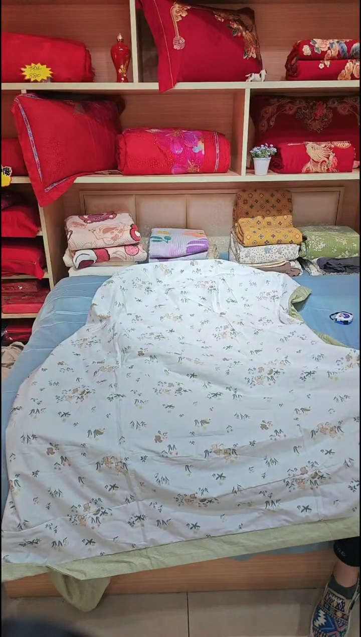银鼠毛全棉夏被2.0*2.3