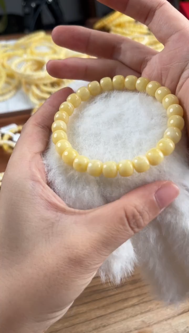 【闪购商品】蜜蜡裸石未镶嵌蜜蜡手串没品控