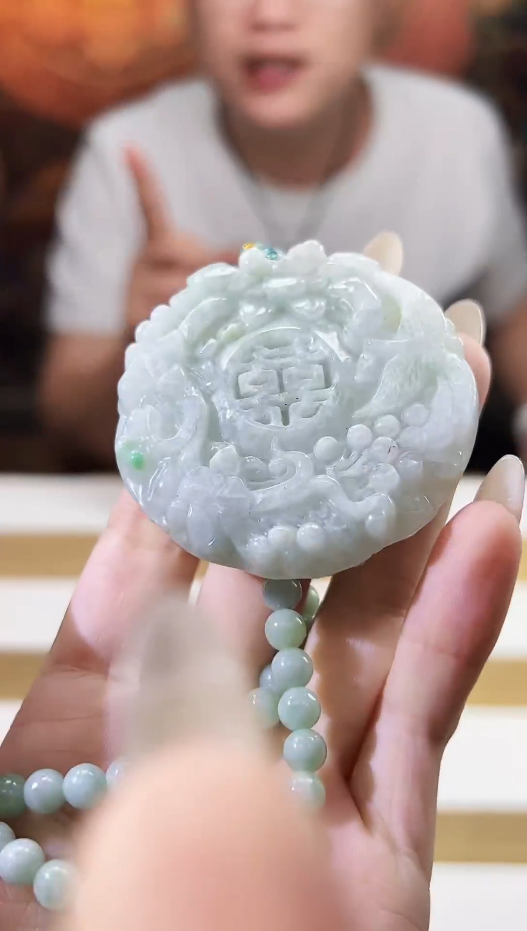 翡翠未镶嵌颈饰翡翠