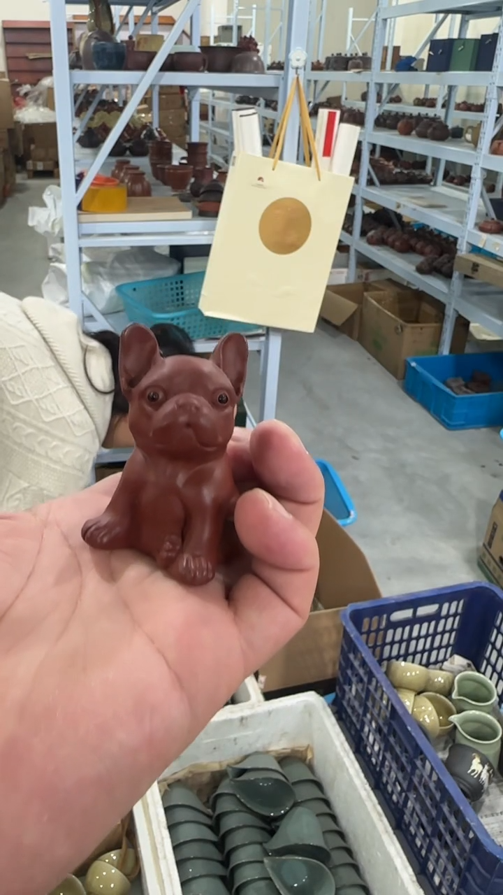 茶壶紫砂法斗 茶宠