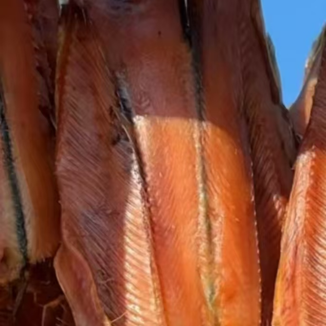 黑龙江抚远乌苏里江大马哈鱼干（生）