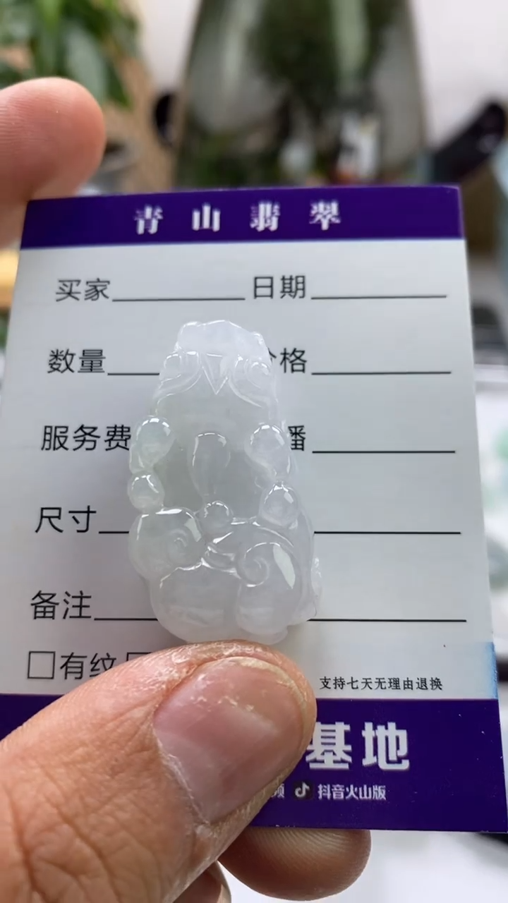 【闪购商品】翡翠颈饰未镶嵌多人如意貔貅