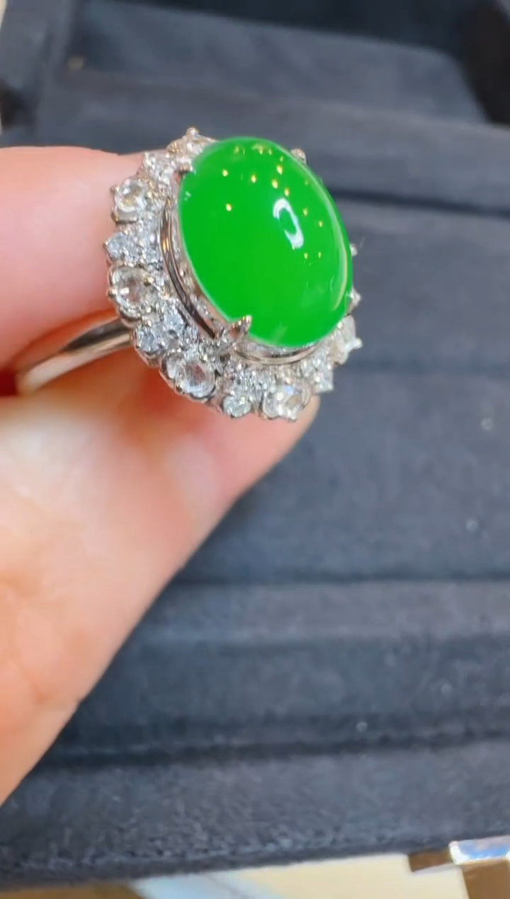 【闪购商品】翡翠戒指18K金镶嵌多样性团购发一件