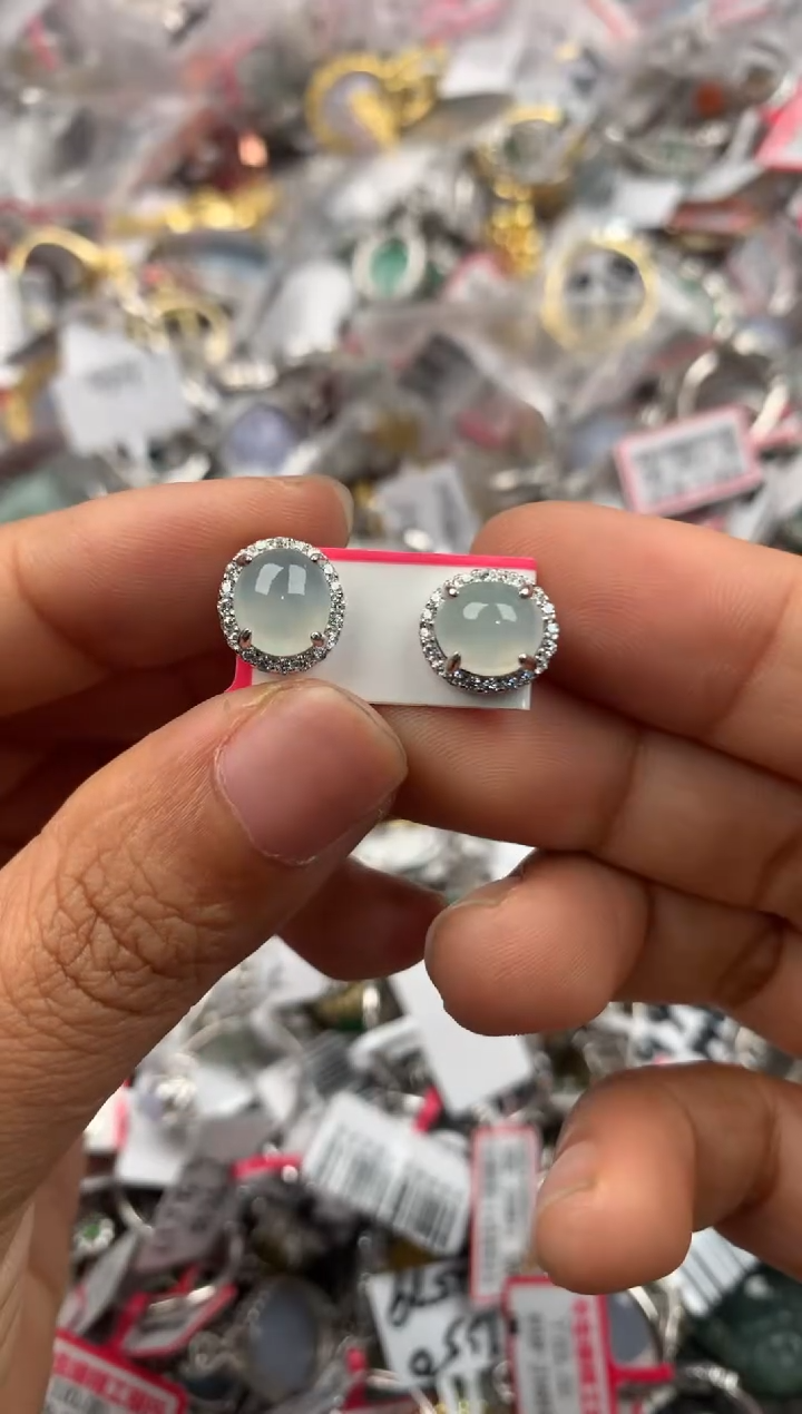 银S925镶嵌戒指翡翠333----4