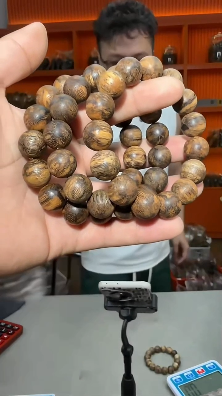 沉香手串143号单圈达拉干1.4多样性发一