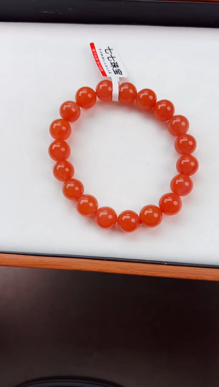 【闪购商品】南红玛瑙亮光手串卡10+未镶嵌保山杨柳滴水洞高品