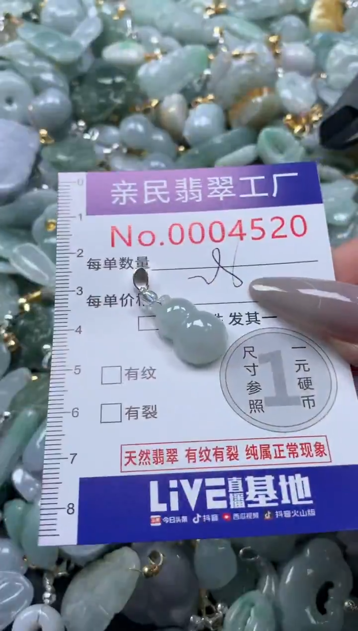 颈饰未镶嵌翡翠4520