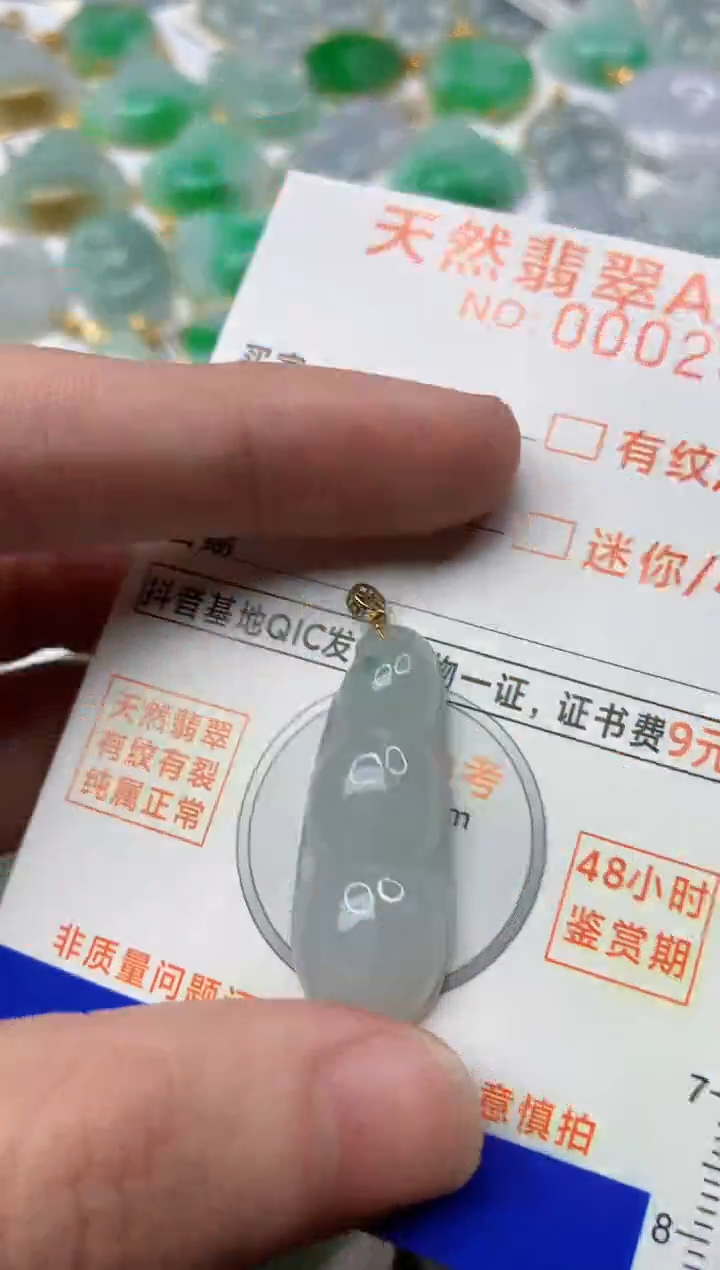 【闪购商品】翡翠颈饰18K金镶嵌6..........