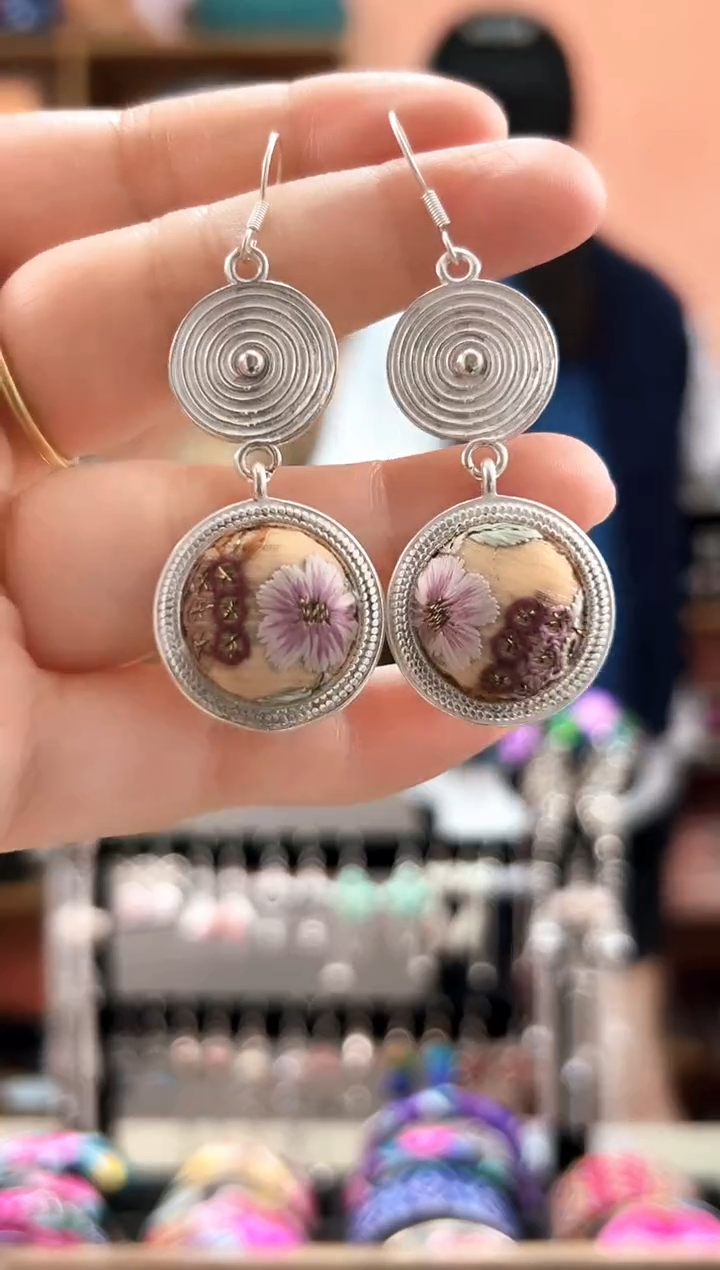 织绣艺枝独绣老绣饰品20