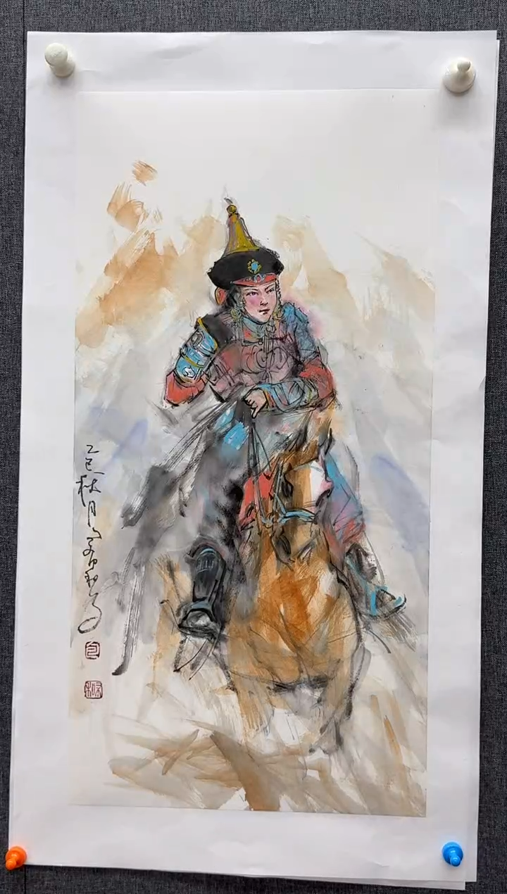 国画炳山艺术--包布和老师作品