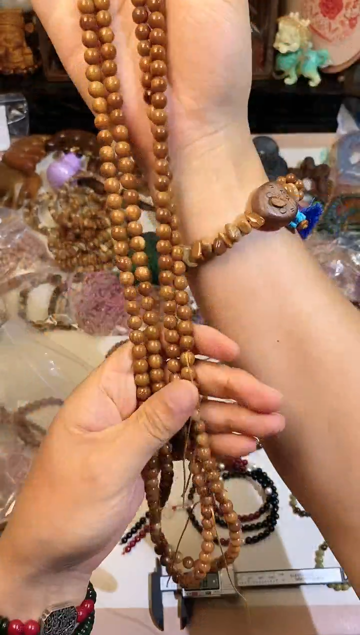 非洲檀香手串/手链卡8库克半成品108颗+6