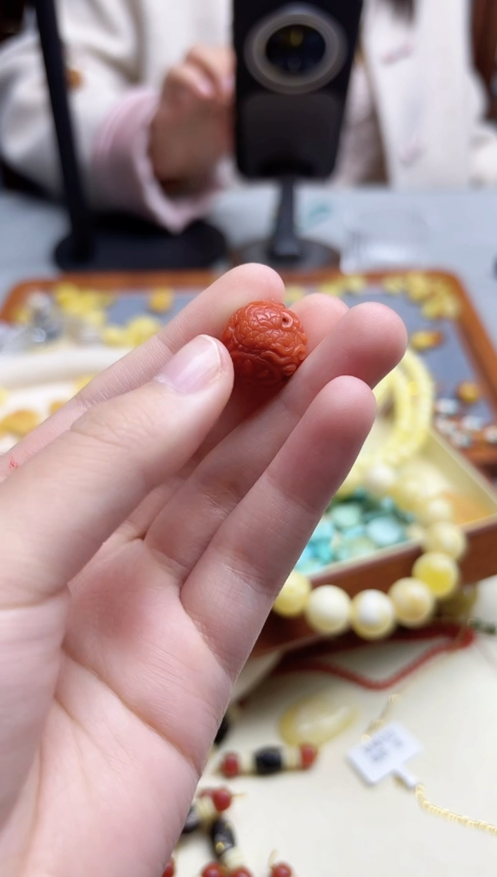 未镶嵌南红玛瑙挂件南红雕花珠配饰FYX