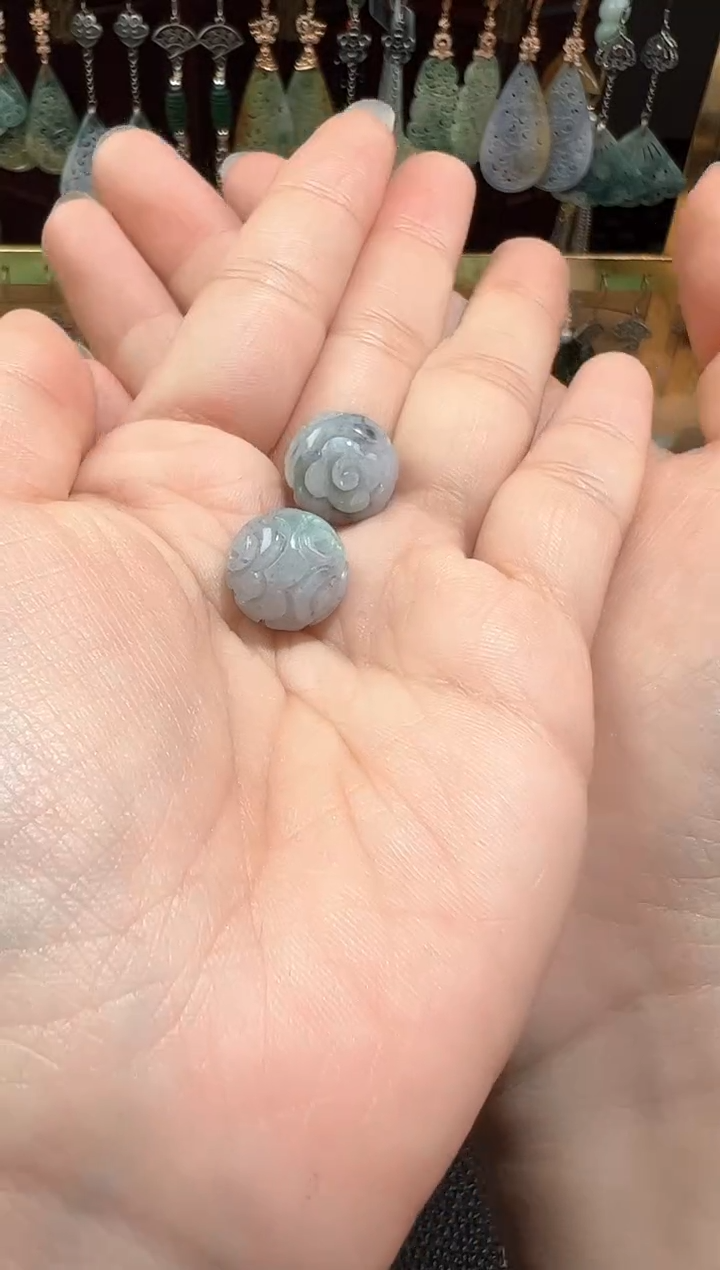 【闪购商品】翡翠耳饰未镶嵌翡翠